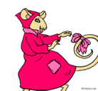 Dibujo La ratita presumida 7 pintado por Andi