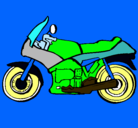 Dibujo Motocicleta pintado por frank