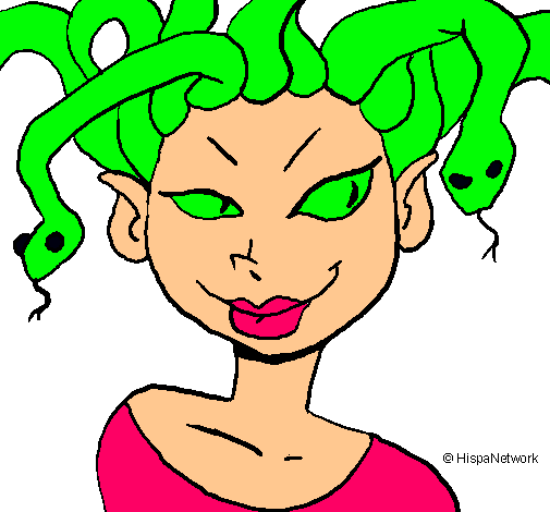 Mujer medusa