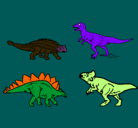 Dibujo Dinosaurios de tierra pintado por vixit0