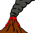 Dibujo Volcán pintado por annuky