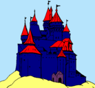 Dibujo Castillo medieval pintado por cmr80