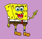 Dibujo Bob Esponja pintado por  nereita