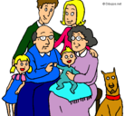 Dibujo Familia pintado por avatar