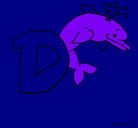Dibujo Delfín pintado por chiguiro