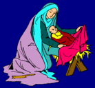 Dibujo Nacimiento del niño Jesús pintado por NOELIASAN6