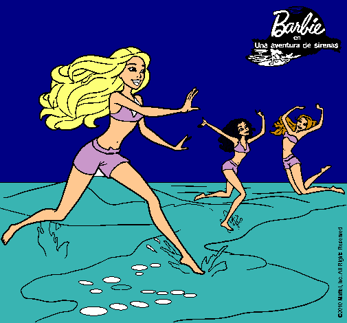 Barbie de regreso a la playa