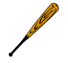 Dibujo Bate de béisbol pintado por raul