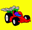 Dibujo Coche de Fórmula 1 pintado por sonic