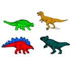 Dibujo Dinosaurios de tierra pintado por anthony4