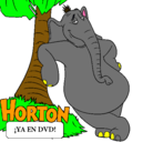 Dibujo Horton pintado por horton