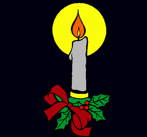 Vela de navidad