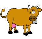 Dibujo Vaca lechera pintado por oliver
