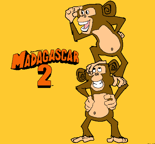 Madagascar 2 Manson y Phil