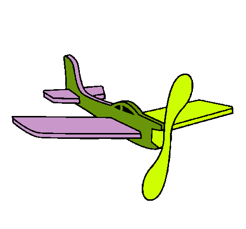 Avión de cartón