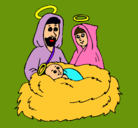 Dibujo Natividad pintado por fortuna