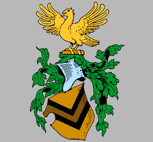 Escudo de armas y aguila 