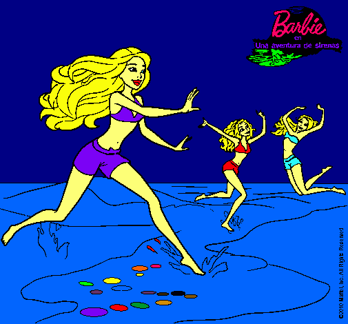 Barbie de regreso a la playa