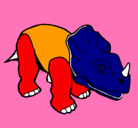 Dibujo Triceratops II pintado por breixo