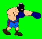 Dibujo Boxeador pintado por avatar