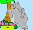 Dibujo Horton pintado por ivanin