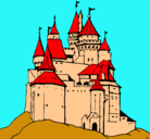 Dibujo Castillo medieval pintado por jerayr