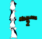 Dibujo Madagascar 2 Pingüinos pintado por roxalvy