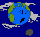 Dibujo Tierra enferma pintado por ximenytha