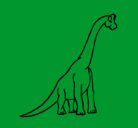Dibujo Braquiosaurio pintado por SIMON