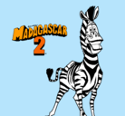 Dibujo Madagascar 2 Marty pintado por d4nt3