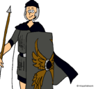 Dibujo Soldado romano II pintado por jason