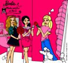 Dibujo Barbie de compras con sus amigas pintado por cristinadeva