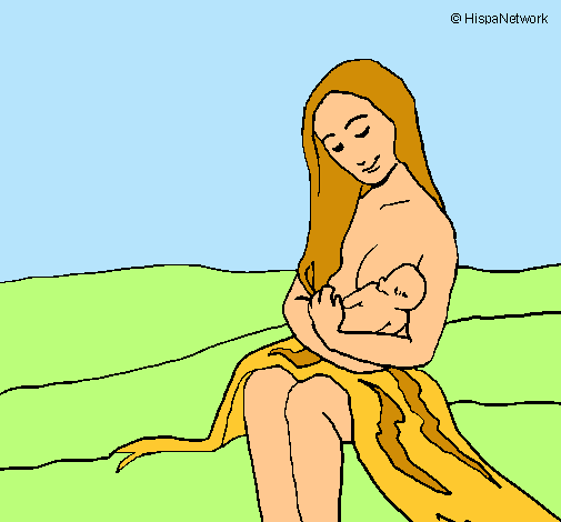 Madre con su bebe