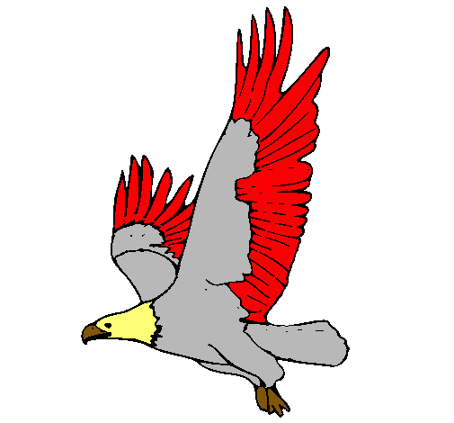 Águila volando