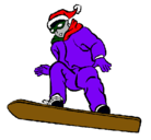 Dibujo Snowboard pintado por 000000000000000