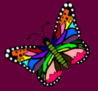 Dibujo Mariposa 4 pintado por criistiina