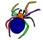 Dibujo Araña venenosa pintado por Spiderman