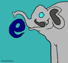 Dibujo Elefante pintado por nadine6