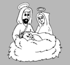 Dibujo Natividad pintado por bsutfererug