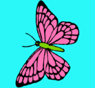 Dibujo Mariposa pintado por andrea99