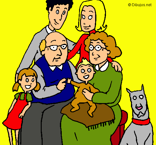 Dibujo Familia pintado por eduardo10