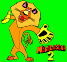 Dibujo Madagascar 2 Alex 2 pintado por raul
