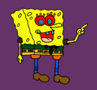 Dibujo Bob Esponja pintado por aleix