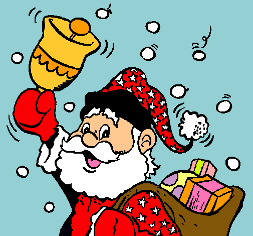 Santa Claus y su campana