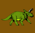 Dibujo Triceratops pintado por juhdgy