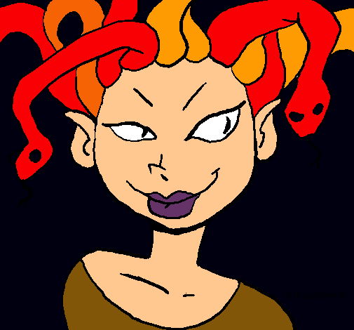 Mujer medusa