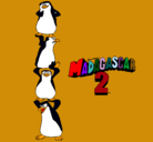 Dibujo Madagascar 2 Pingüinos pintado por marccos
