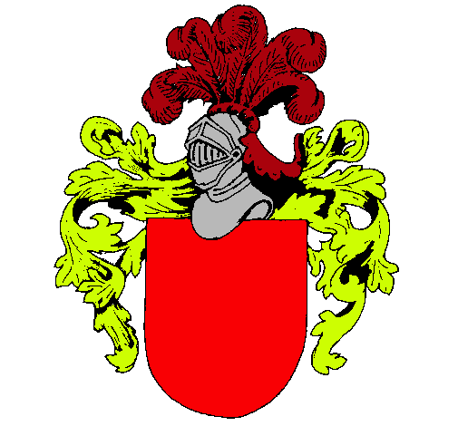 Escudo de armas y casco