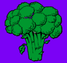 Dibujo Brócoli pintado por danielaaaaaaaaa