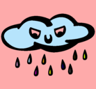 Dibujo Lluvia pintado por pptuo76gfvbhjnm